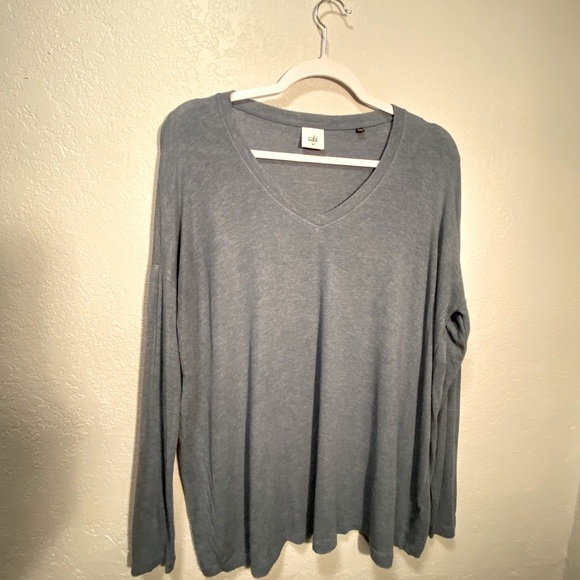 Cabi #3229 Relax Tee V-Neck Long Sleeve Shirt - Picture 2 of 8